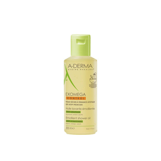 A-Derma - Exomega Control Emollient Shower Oil 200 ml