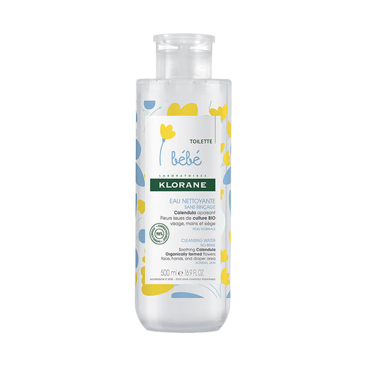 Klorane Bebe - Cleansing Water No-Rinse 500 ml