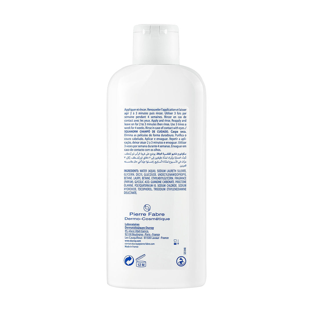 Ducray - Squanorm Anti-Dandruff Treatment Shampoo - Dry Dandruff 200 ml