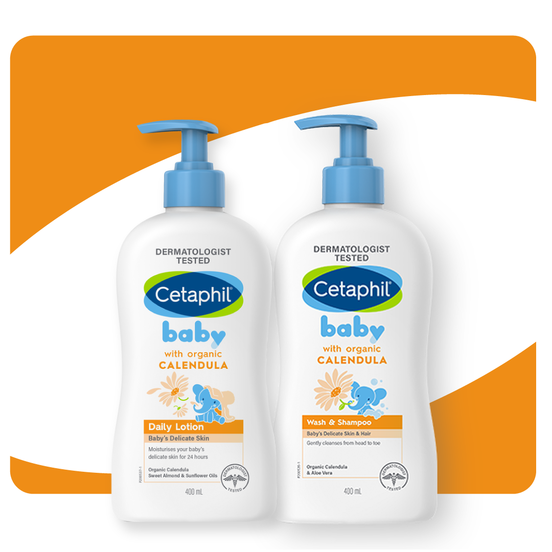 Cetaphil - Baby Calendula Wash & Shampoo 400 ml Pump