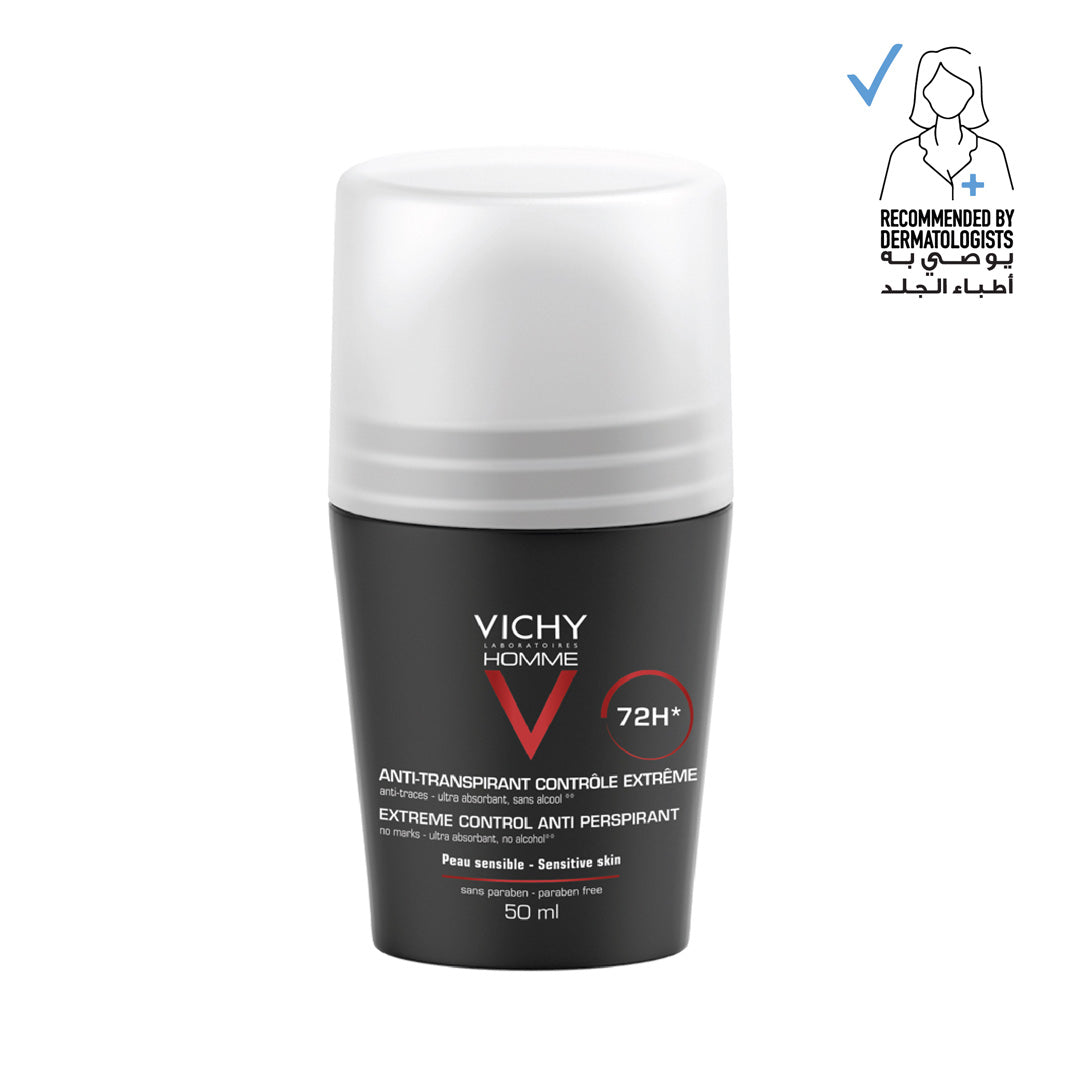 Vichy - Homme Deodorant Roll On 72H Ap 50 ml