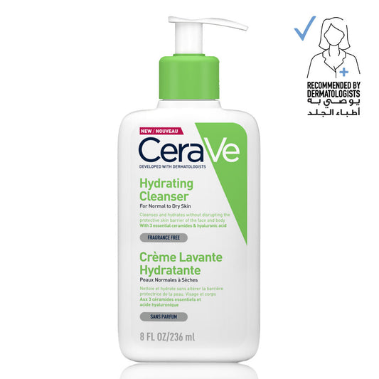 CeraVe - Hydrating Cleanser for Normal to Dry Skin with Hyaluronic Acid 236 ml