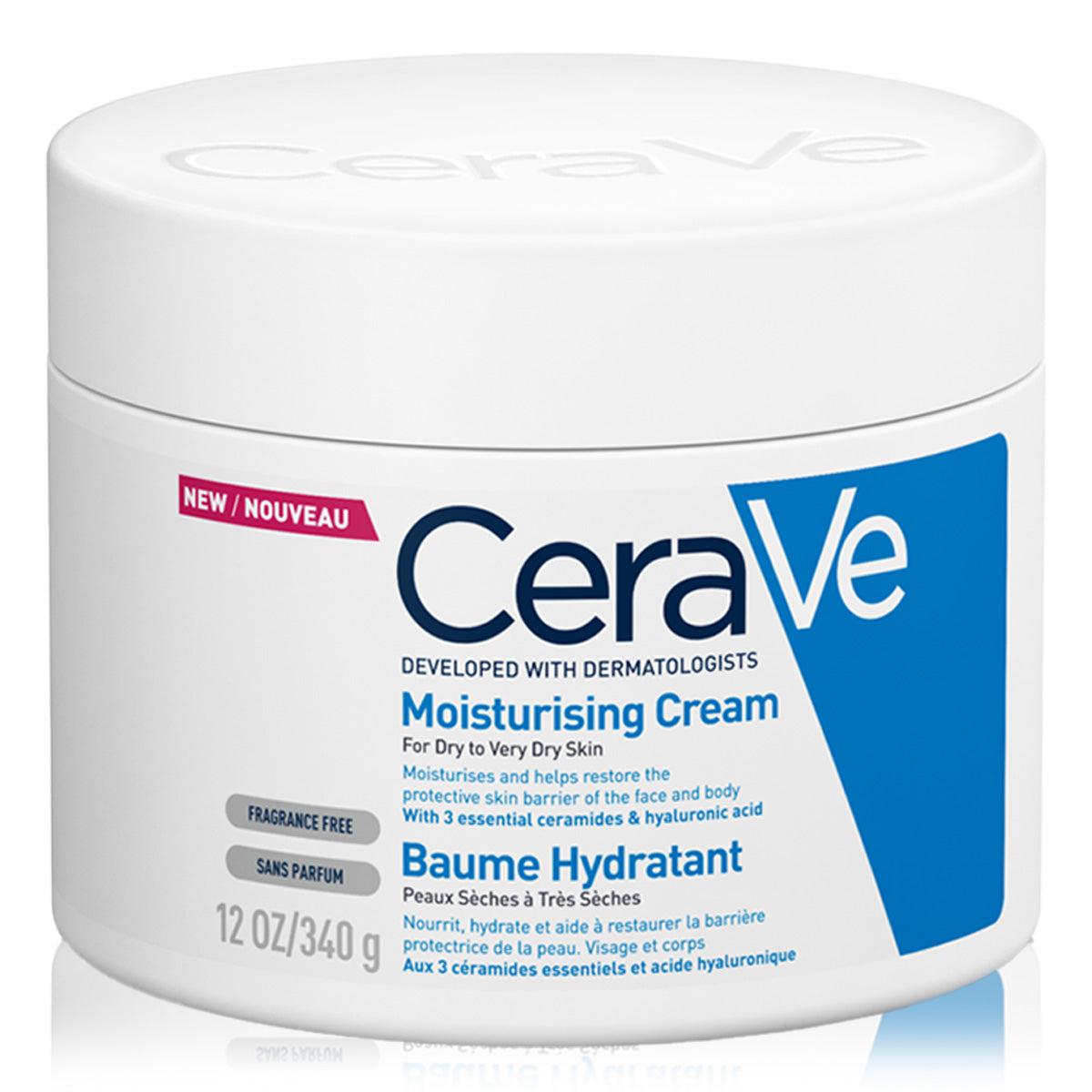 CeraVe - Moisturizing Cream for Dry Skin with Hyaluronic Acid 340 g