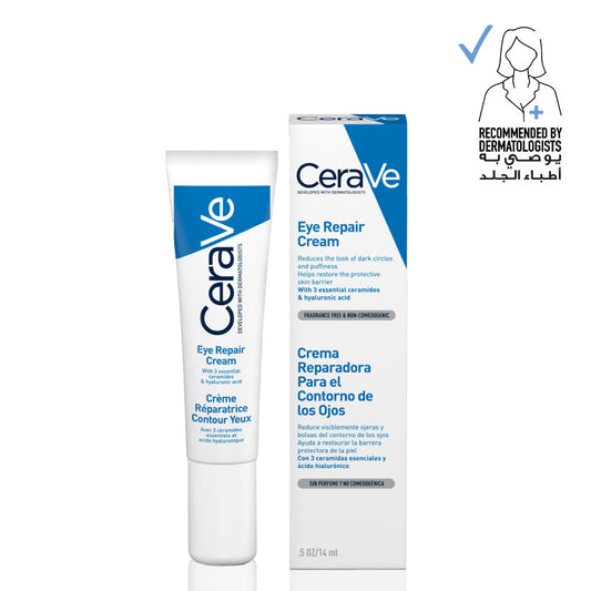 CeraVe - Eye Repair Cream for Dark Circles and Puffiness with Hyaluronic Acid 14 ml