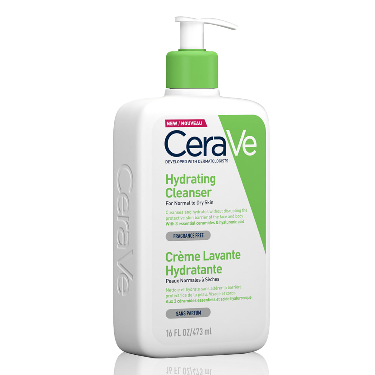 CeraVe - Hydrating Cleanser for Normal to Dry Skin with Hyaluronic Acid 473 ml