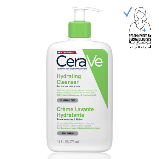 CeraVe - Hydrating Cleanser for Normal to Dry Skin with Hyaluronic Acid 473 ml