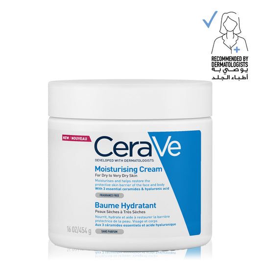 CeraVe - Moisturizing Cream for Dry Skin with Hyaluronic Acid 454 g