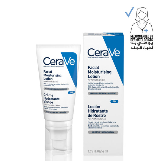 CeraVe - PM Facial Moisturizing Lotion Night Cream with Hyaluronic Acid 52 ml