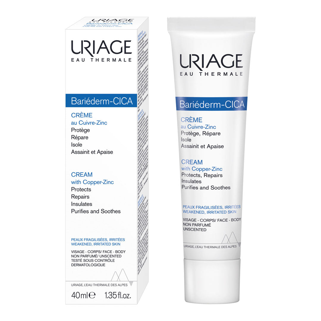 Uriage - Bariederm Repairing Cica-Cream With Cu-Zn 40 ml