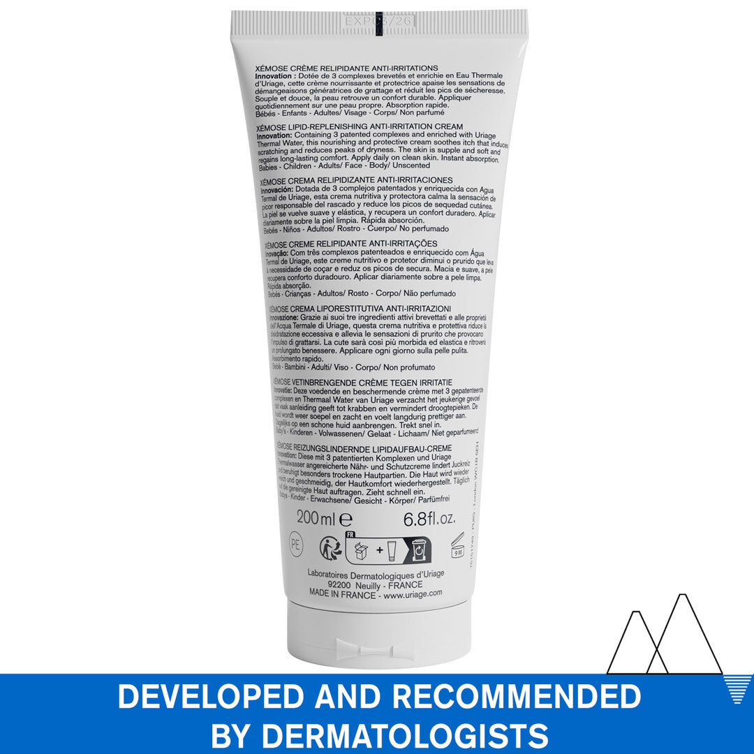 Uriage - Xemose Lipid-Replenishing Anti-Irritation Cream 200ml