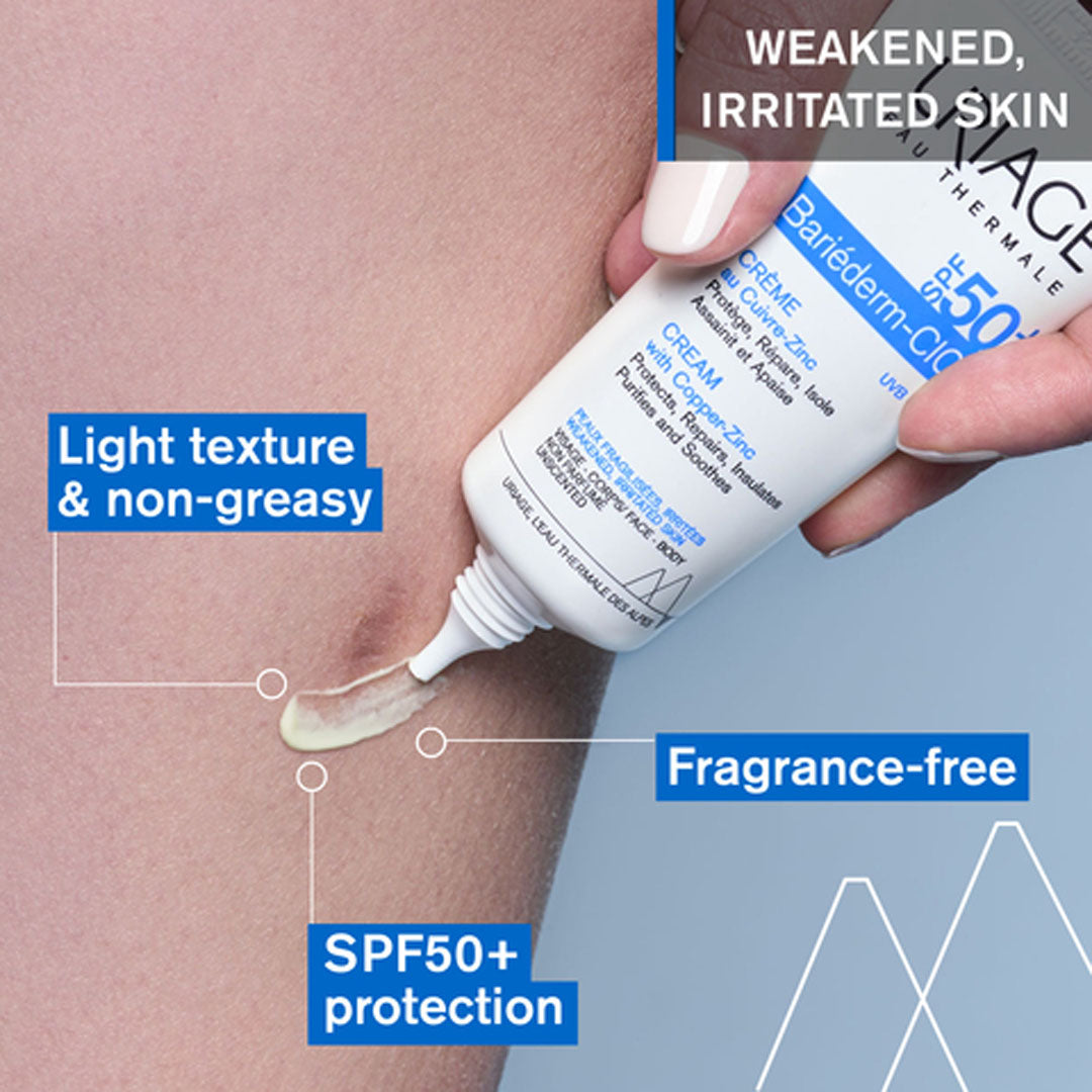 Uriage - Bariederm Repairing Cica-Cream With Cu-Zn Spf50+ 40 ml