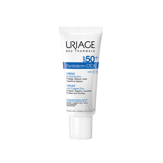 Uriage - Bariederm Repairing Cica-Cream With Cu-Zn Spf50+ 40 ml