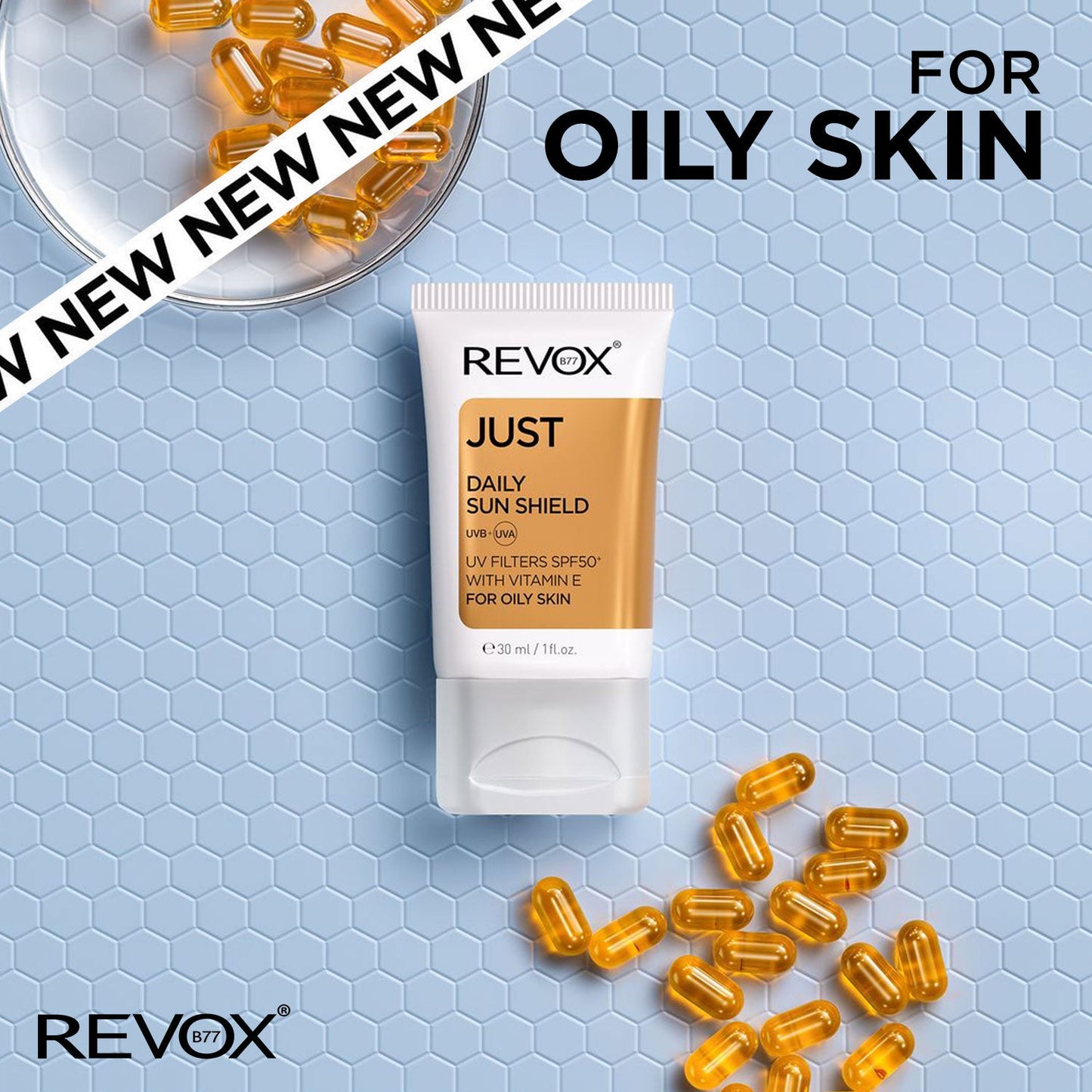 Revox B77 - Just Daily Sun Shield For Oily Skin 30 ml