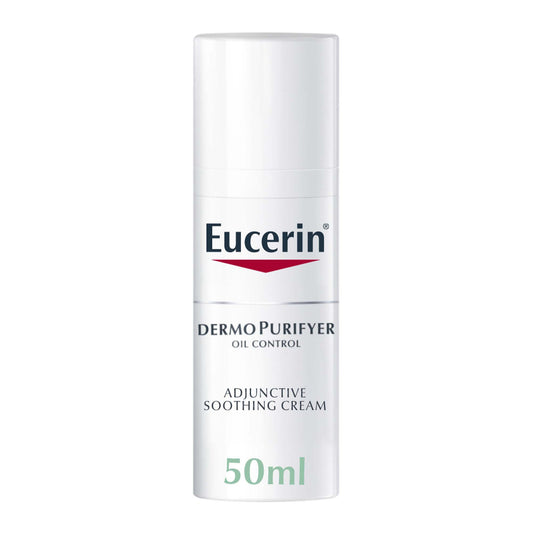 Eucerin - Dermopurifyer Adjunctive Soothing Cream, Acne-Prone Skin, 50 ml