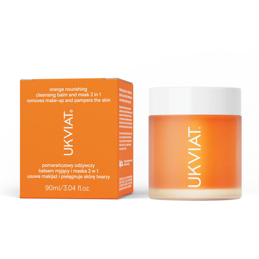 UKVIAT - Orange 2 In 1 Nourishing Cleansing Balm And Mask 90 ml