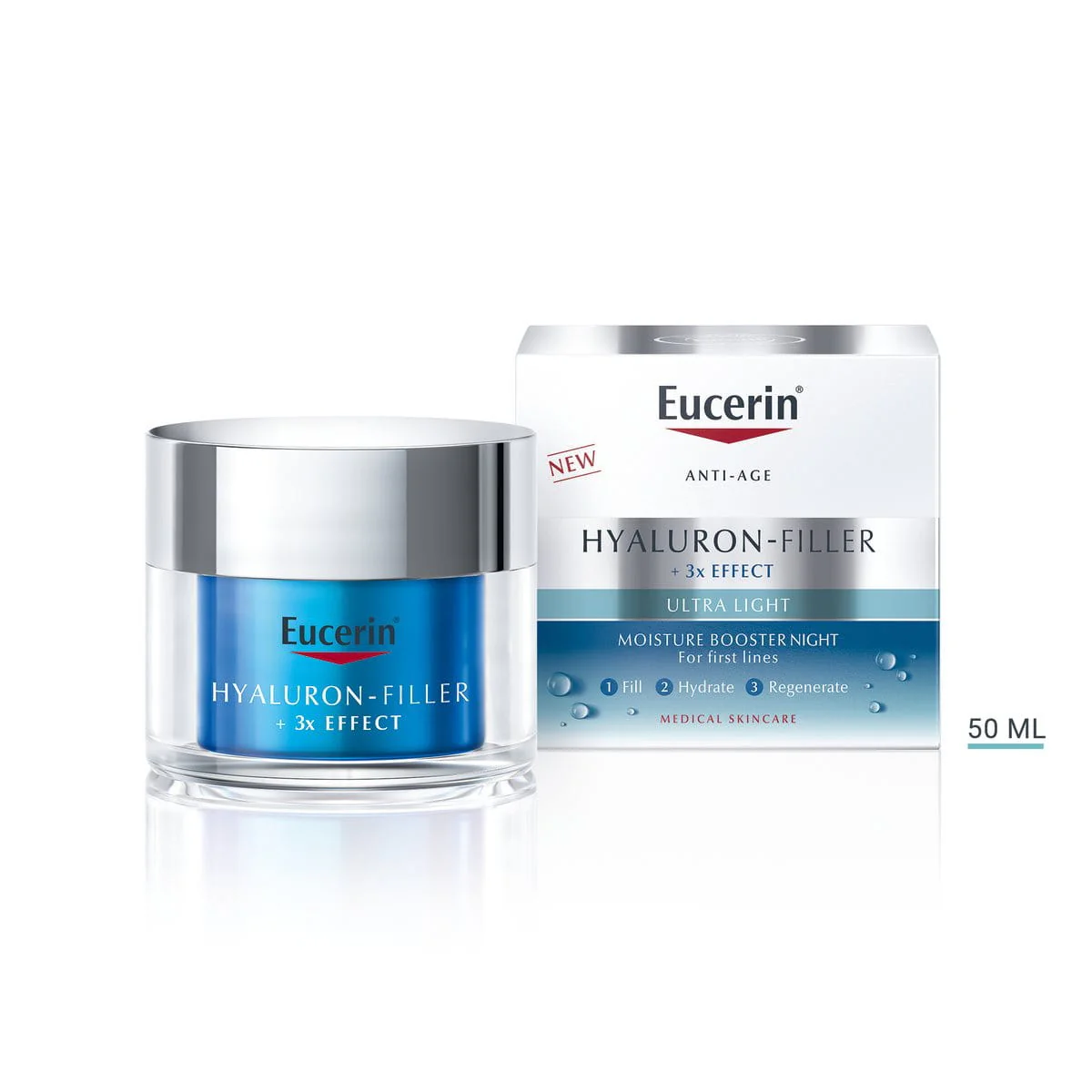 Eucerin - Hyaluron-Filler + 3x Effect Moisture Booster Night 50 ml