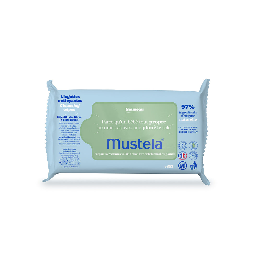 Mustela - Bio Organic Cleansing Wipes X60