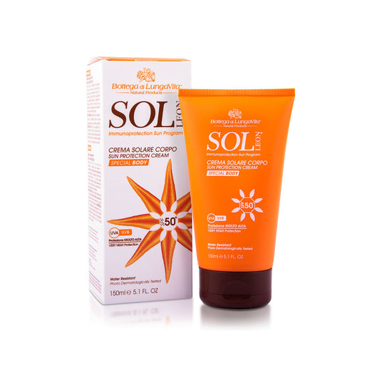 Sol Leon - Body High Protection Spf50 Cream 150 ml