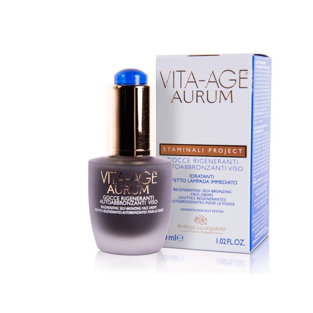 Vita-Age - Aurum Regenerating Self Bronzing Face Drops 30 ml