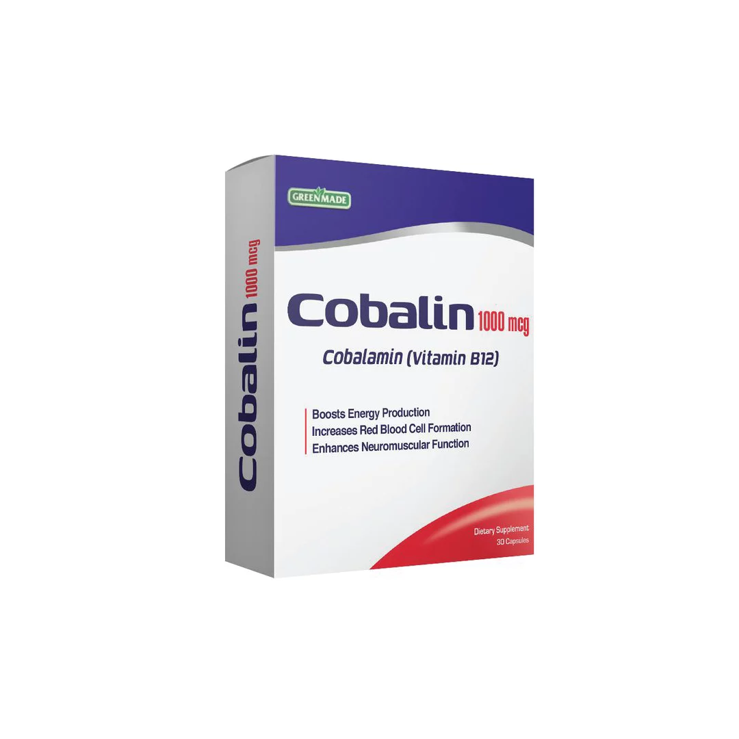 Green Made - Cobalin 1000 mcg 30 Capsules