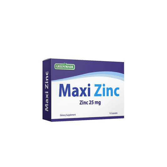 Green Made - Maxi Zinc 25 mg  15 Capsules