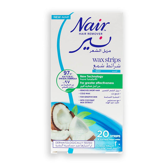 Nair - Body Wax Strips Coconut 20S