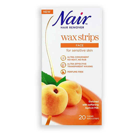 Nair - Face Wax Strips Abricot 20S