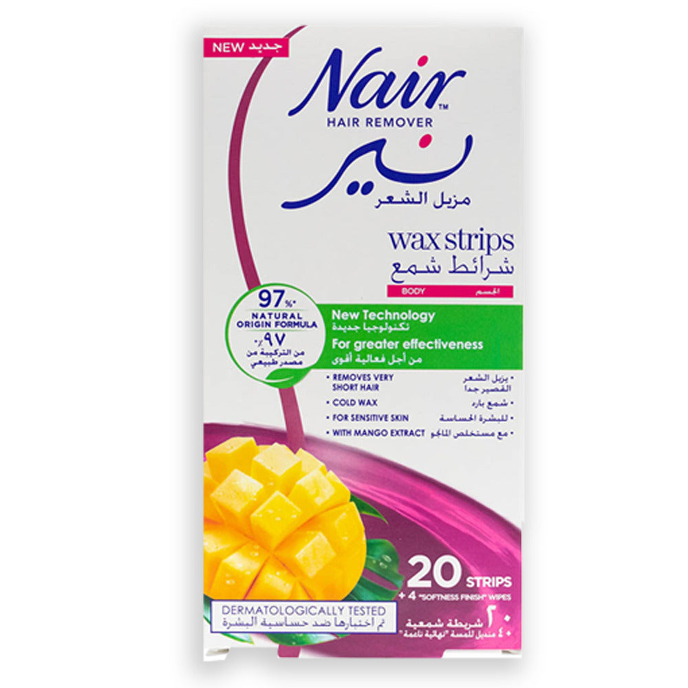 Nair - Body Wax Strips Mango 20S