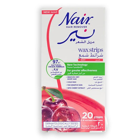 Nair - Body Wax Strips Cherry 20S