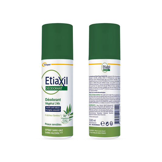 Etiaxil - Deodorant Vegetal 24H Spray Sans Gaz 100 ml