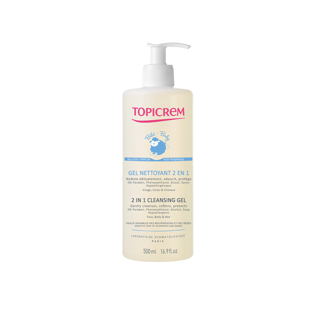 Topicrem - Baby 2-In-1 Cleansing Gel 500 ml