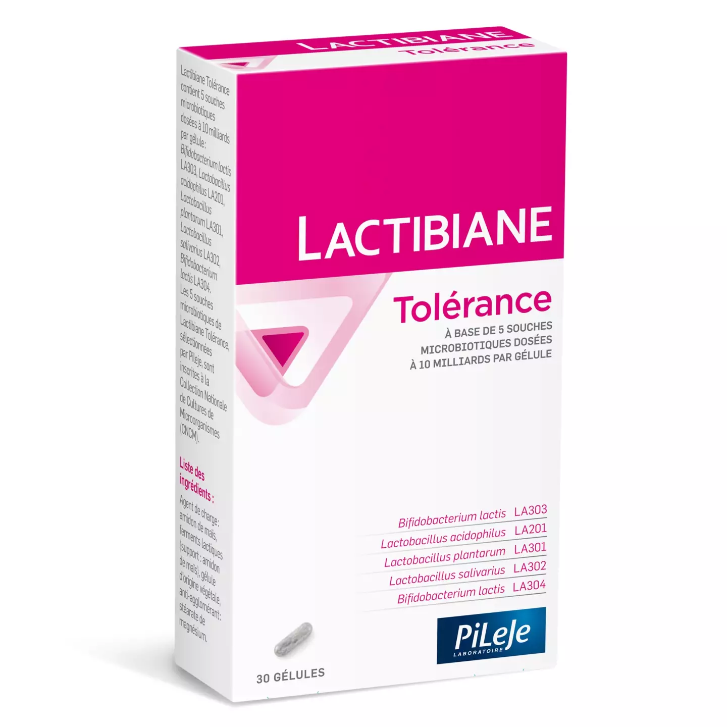 Pileje - Lactibiane Tolerance 30 Gelules