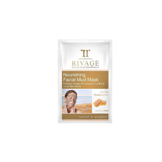 Rivage - Dead Sea Nourishing Facial Mud Mask - Pack of 4 Sachets (25g X 4)