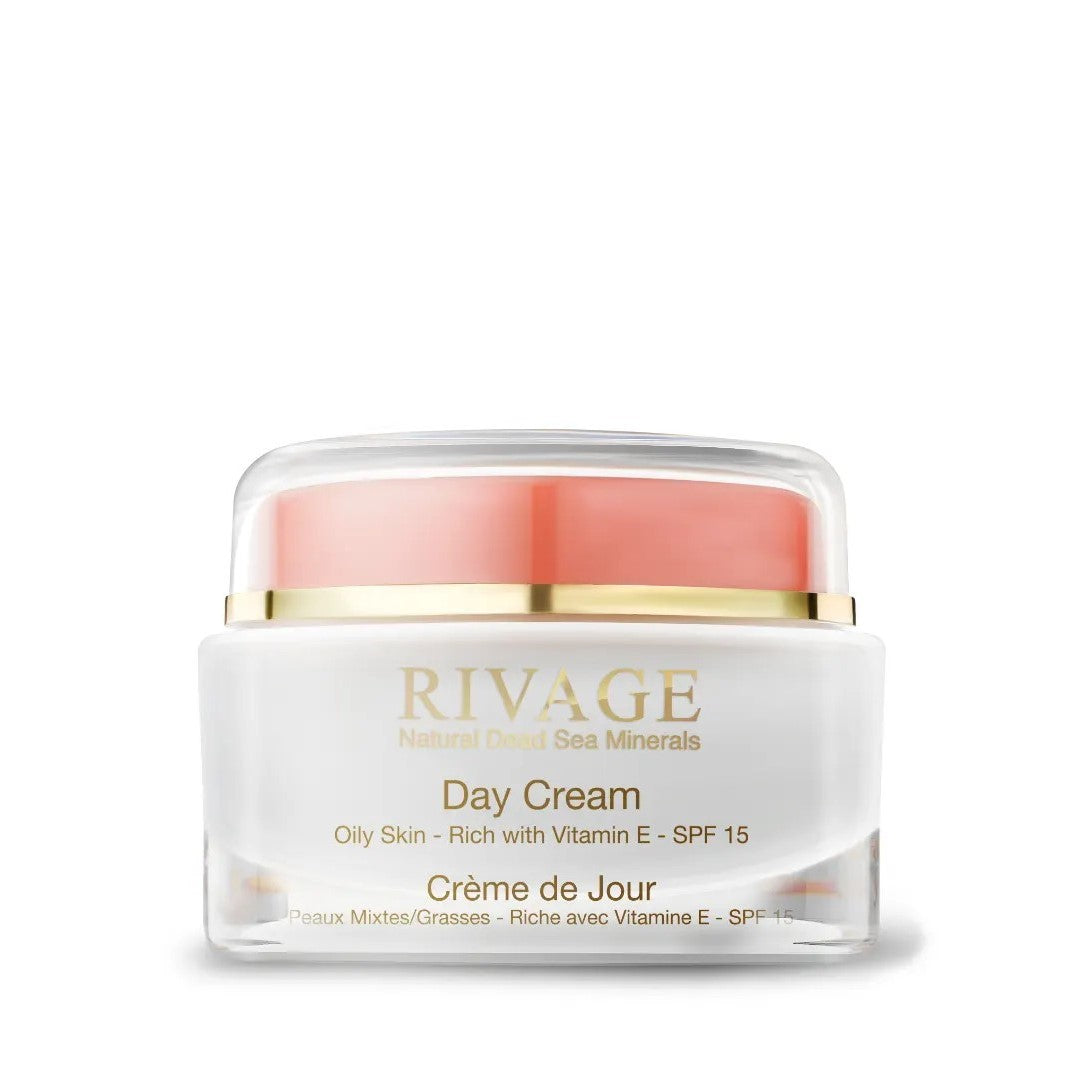 Rivage - Day Cream with Vitamin E for Oily Skin - SPF 15 - 50ml