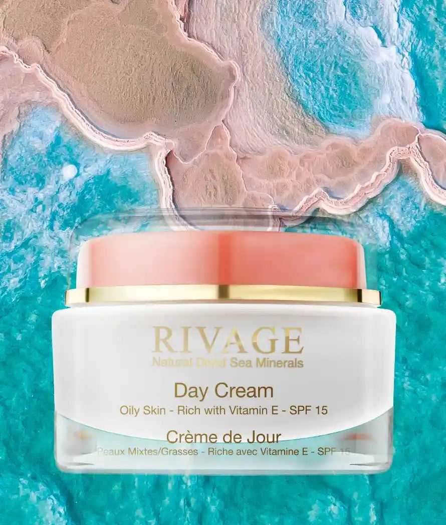 Rivage - Day Cream with Vitamin E for Oily Skin - SPF 15 - 50ml