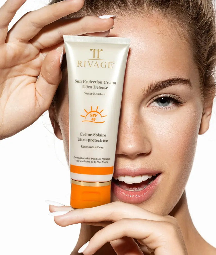 Rivage - Sun Protection Cream - Ultra Defense - SPF 45 - Water Resistant 75ml